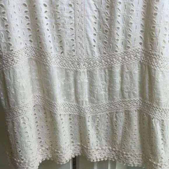 Sundance Ivory Lace/Eyelet Dress - Picture 3 of 10